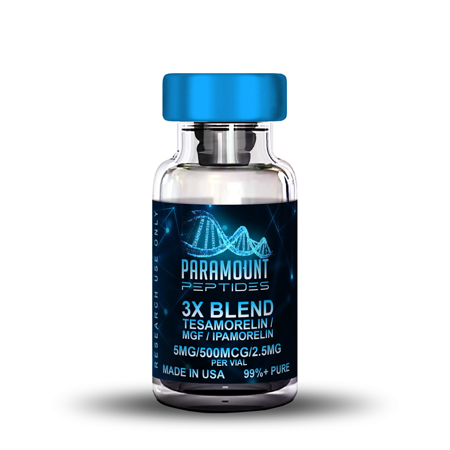 3X Blend Tesamorelin (5mg) / MGF (500mcg) / Ipamorelin (2.5mg)