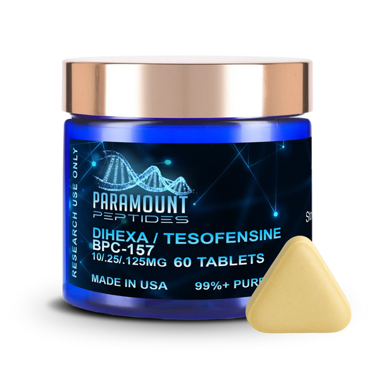Brain Blend - Dihexa (10mg) / Tesofensine (250mcg) / BPC-157 (125mcg) x 60 Tablets