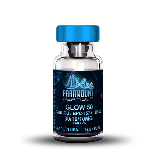 GLOW 50 - GHK-CU (30mg) / BPC-157 (10mg) / TB500 (10mg)