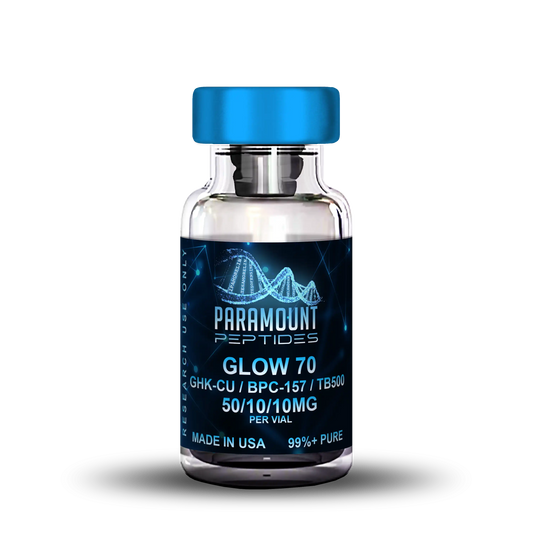 GLOW 70 - GHK-CU (50mg) / BPC-157 (10mg) / TB500 (10mg)