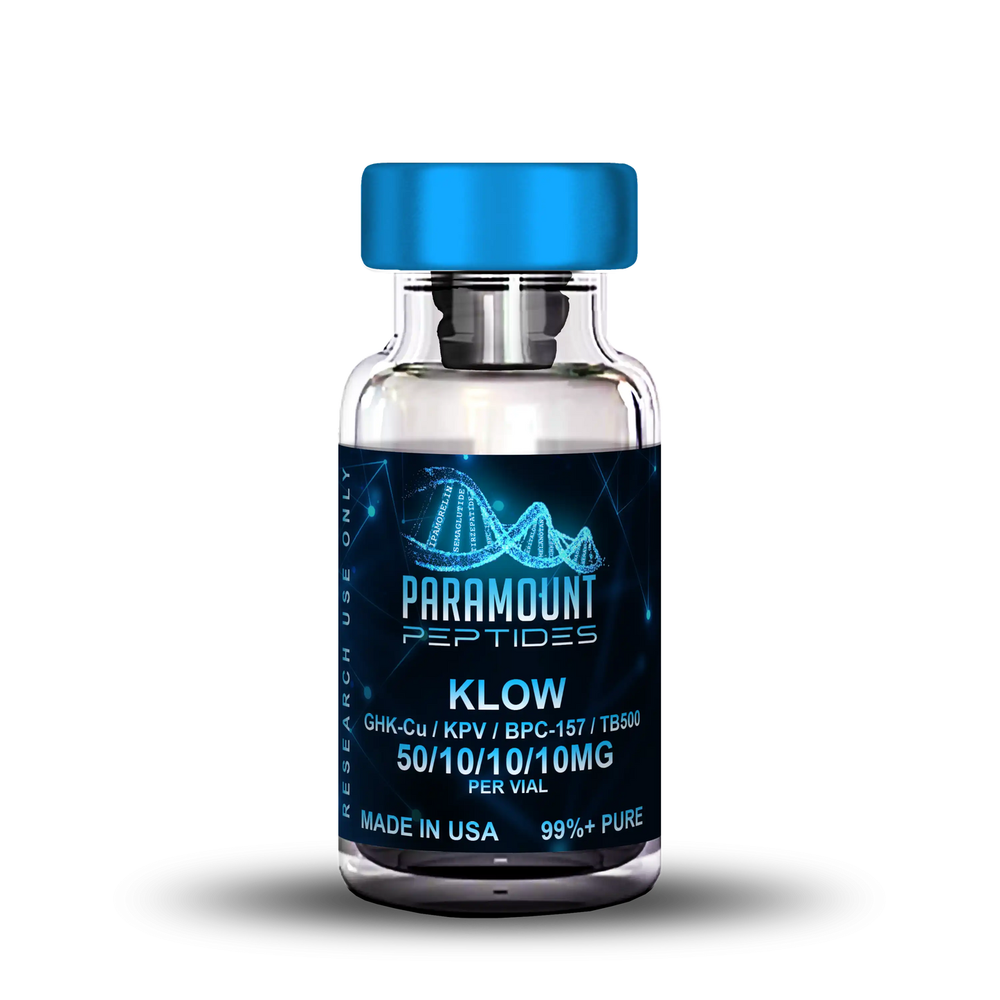 KLOW - GHK-Cu (50mg) / KPV (10mg) / BPC-157 (10mg) / TB500 (10mg)