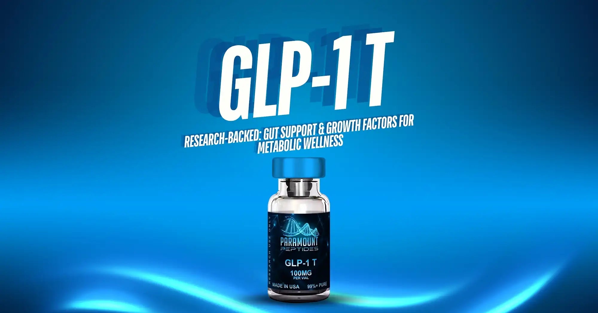 GLP-T. Research-Backed: Gut Support and Growth Factors for metabolic wellness.