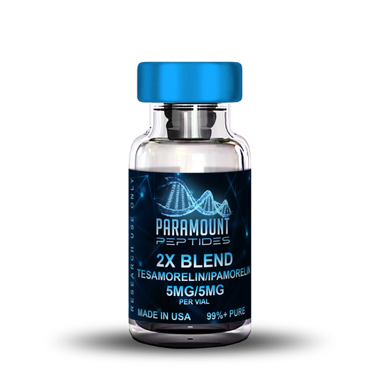 2X Blend Tesamorelin (5mg) / Ipamorelin (5mg)