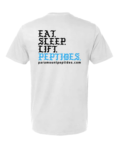 Eat. Sleep. Lift. Peptides. T-Shirt