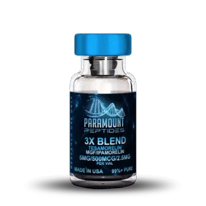 3X Blend Tesamorelin (5mg) / MGF (500mcg) / Ipamorelin (2.5mg) Research Blend