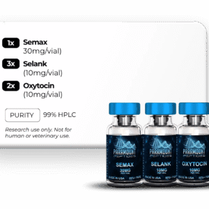 Semax (30mg) / Selank (10mg) / Oxytocin (10mg) Research Bundle x 3