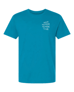 Anti Peptide Peptide Club T-Shirt Blue