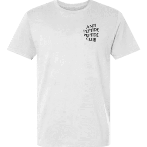 Anti Peptide Peptide Club T-Shirt White