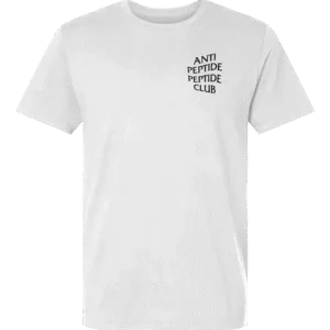 Anti Peptide Peptide Club T-Shirt White