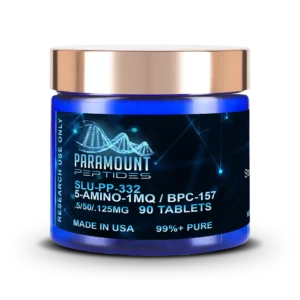 SLU-PP-332 (500mcg) / 5-Amino-1MQ (50mg) / BPC-157 (125mcg) Tri-Compound Oral Research Formulation x 90 Tablets