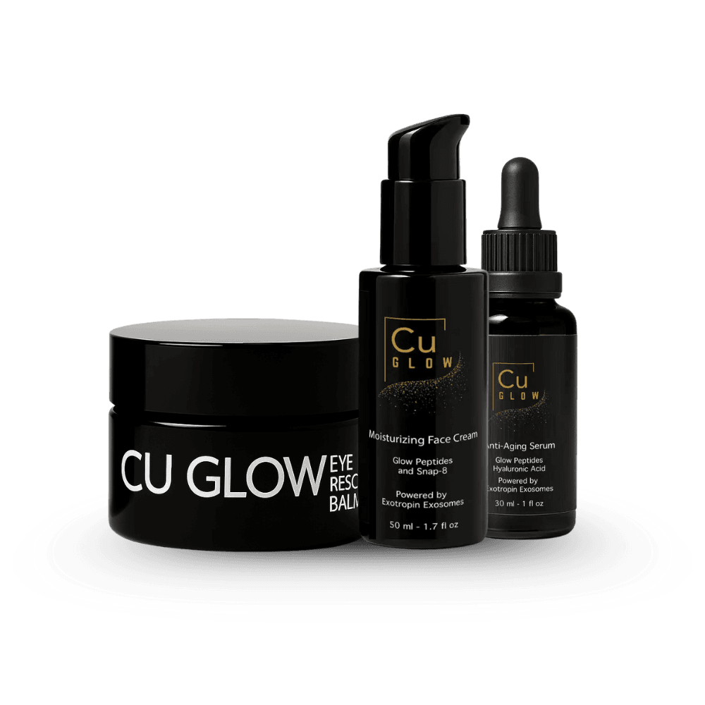 Cu GLOW Complete Set (Serum, Face Cream & Eye Balm)
