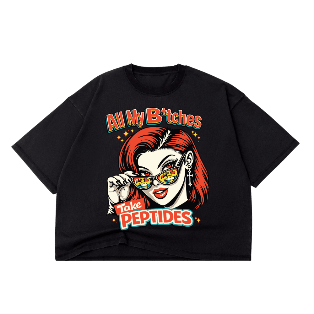 Drop Crop Tee - Bitches